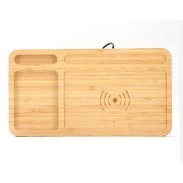 2021 trending eco friendly  wireless bamboo plate qi standard charger 5w 10w 15w